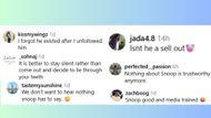 Instagram users comment on Snoop Dogg's reaction (Image via Instagram/@theshaderoom)